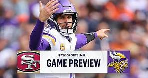 NFL Week 7 Monday Night Football BETTING PREVIEW: 49ers at Vikings I CBS Sports