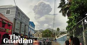 St Vincent rocked by explosive eruptions of La Soufrière volcano