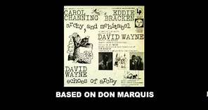 Don Marquis archy and mehitabel - echoes of archy Carol Channing LP