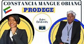ENTREVISTA a Constancia Mangue Obiang - PRODEGE | Guinea Ecuatorial |Entre Estudiantes Ep. 10