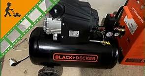 Compressore aria elettrico compatto Black & Decker BD 205/50: come usare il comodo compressore