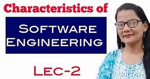 Characteristics of Software Engineering| Software Engineering Tutorial for Beginners