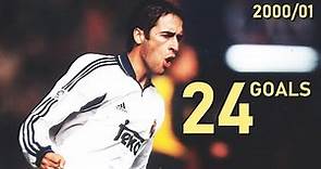 Raul Gonzalez 24 Goals (Pichichi 2000/2001)