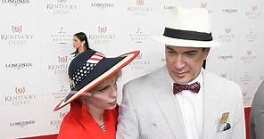 Actor Patrick Warburton and wife Cathy Jennings at Kentucky Derby
