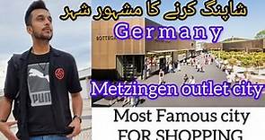 Metzingen outlet city German walking tour | Most expensive city of Germany