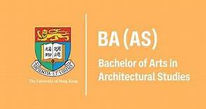 【HKU Programme Snap Intro】Bachelor of Arts in Architectural Studies