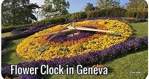 Flower Clock in Geneva, Switzerland