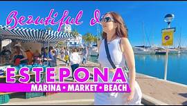 Estepona market day walk - November 2023 - Marina & beachfront immersive virtual tour
