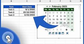 How to Insert a Calendar in Excel (the Simplest Way)