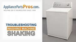 Washing Machine Shaking - Top 8 Problems and Fixes - Top-Loading and Side-Loading Washers