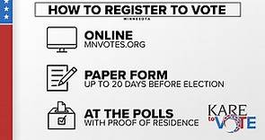 Here's how to register to vote in Minnesota