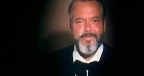 Orson Welles receiving an Honorary Oscar®