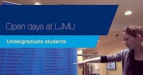 LJMU Open days: undergraduate students