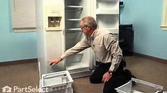 Refrigerator Repair- Replacing the Crisper Drawer Cover and Shelf Frame (Whirlpool Part # 2161491)