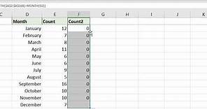 Count Months Between Two Dates in Excel - Two Formula Examples