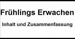 Frank Wedekind: Frühlings Erwachen - Inhalt und Zusammenfassung