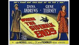 Where the Sidewalk Ends (1950) Dana Andrews, Gene Tierney Hollywood classic movie