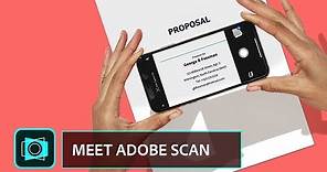 Meet Adobe Scan. The free scan app with text recognition superpowers. | Adobe Document Cloud