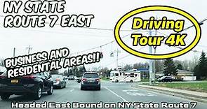 New York State Route 7 East | Niskayuna NY | A Driving Tour [4k]