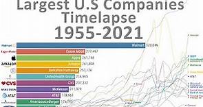 Largest U.S. companies (1955-2021)