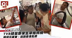 【沙田遊行】TVB綠葉鄭家生單拖挑機 喝停示威者：搞到香港亂晒