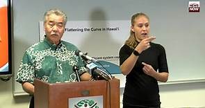 Gov. Ige discusses new coronavirus cases on Kauai