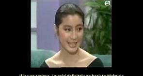 Michelle Yeoh interview in 1984 on Hong Kong television (English subtitled)