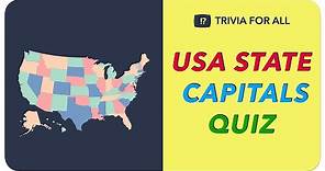 Guess the Capitals of 50 US States Quiz