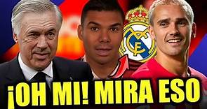 ¡ÚLTIMA HORA! CASEMIRO SORPRENDE A ANCELOTTI. NOTICIAS DEL REAL MADRID