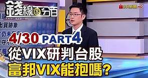 【錢線百分百】20190430-4《富邦VIX能抱嗎?從VIX看台股 富邦VIX持有者操作?》