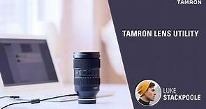 TAMRON Lens Utility – Introduction