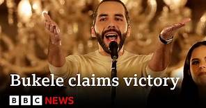 El Salvador President Nayib Bukele claims election victory | BBC News