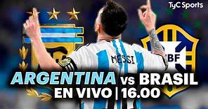EN VIVO 🔴 BRASIL vs ARGENTINA | Eliminatorias Sudamericanas ⚽ ¡Juega la SCALONETA por TyC SPORTS!