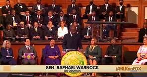 Sen. Raphael Warnock's MLK Day address
