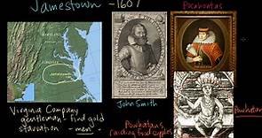 Jamestown - John Smith and Pocahontas