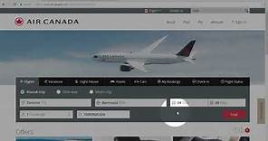 How to apply Air Canada promo code?