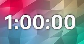 1 Hour Countdown Timer With Ticking Sound Effects & Alarm At The End | Cool Timer | Digital Timer