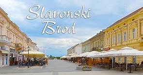 Visiting Slavonski Brod city in Croatia