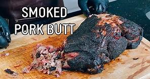 How to Smoke Pork Butt / How to Make Pulled Pork Recipe