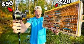 Ultimate Bass Pro Shop Budget Fishing Challenge! (Rod, Reel, & Lures)