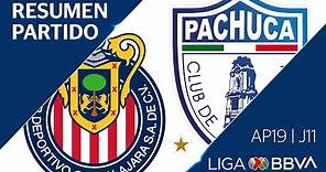 Resumen y Goles | Guadalajara vs Pachuca | Jornada 11 - Apertura 2019 | Liga BBVA MX