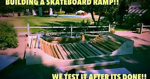 Building An OC Ramps Skateboard Mini-Ramp!