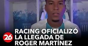 Racing oficializó la llegada de Roger Martínez a través de sus redes sociales