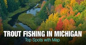 Trout Fishing in Michigan (MI) - Top Spots with Map
