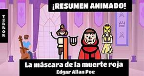Resumen La máscara de la muerte roja, Edgar Allan Poe audiolibro animado cuento animado