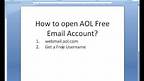 How to open AOL Free Email Account