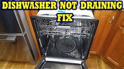 Dishwasher not draining FIX. D.I.Y. KitchenAid & Whirlpool