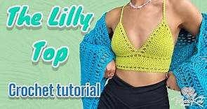The Lilly Top Updated Crochet Tutorial | DIY | PassioKnit Kelsie 2023