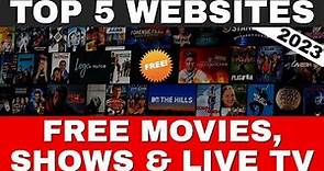 Top 5 Websites For FREE MOVIES & TV SHOWS / 100% Legal in 2024!