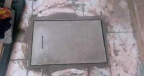 Hechura y colocación de tapa de concreto para registro